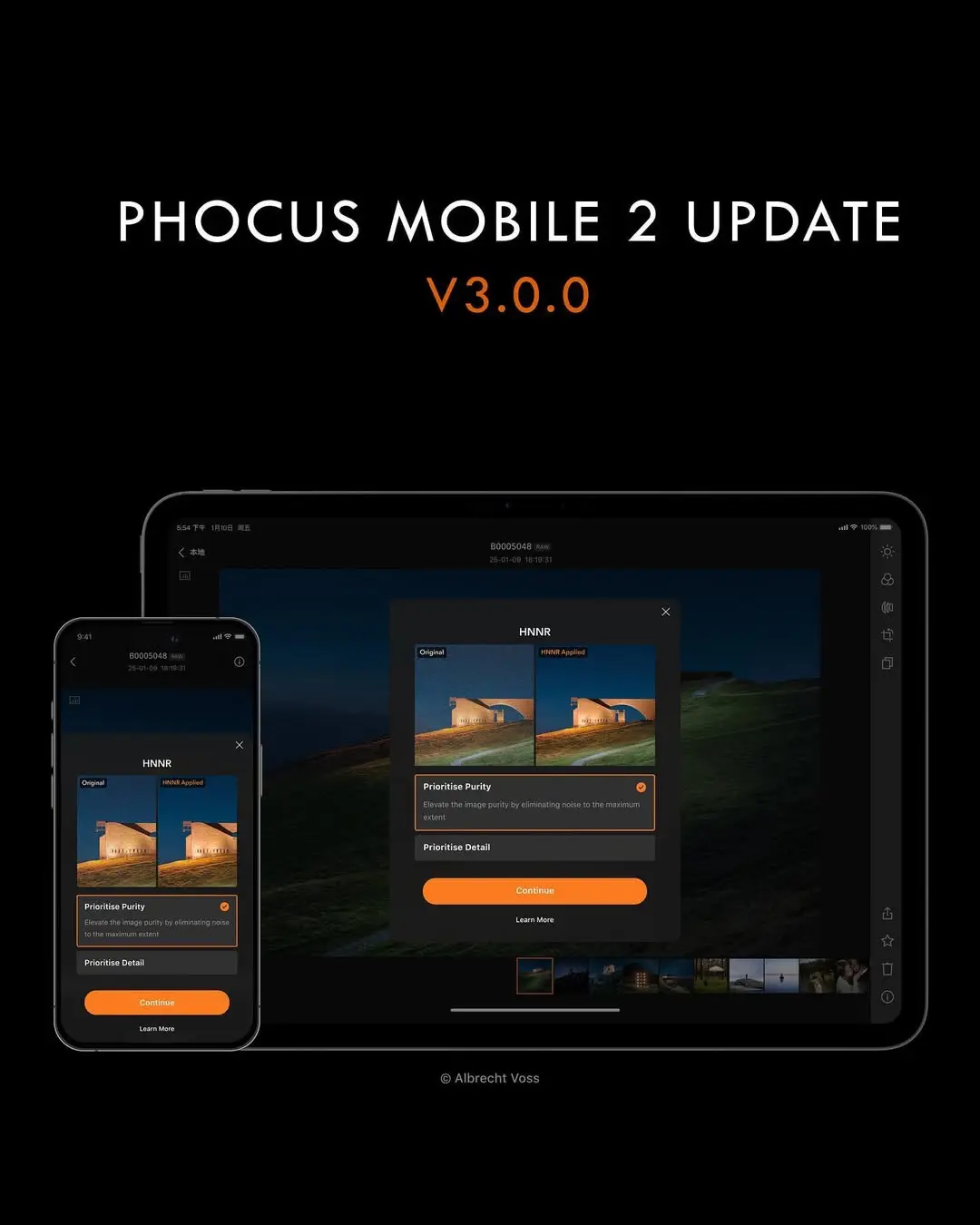 Aplikasi Phocus Mobile 2 V3.0.0: Hasselblad Sematkan Fitur Noise Reduction Alami atau (HNNR).