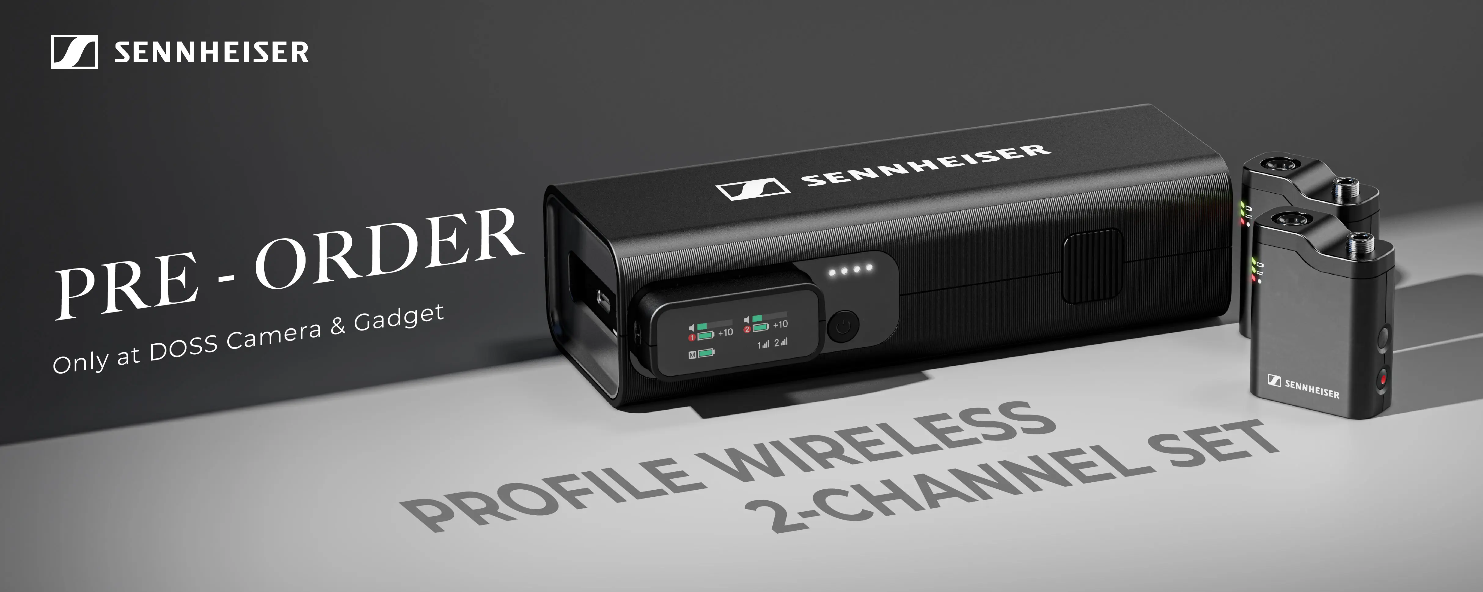 Sennheiser Profile Wireless 2-channel all-in-one clip-on & handheld microphone system