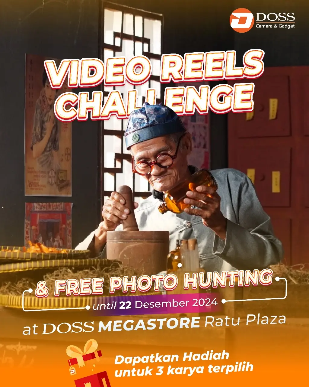 Yuk Ikutan DOSS Megastore Ratu Plaza Video Challenge dan Menangkan Hadiah Menariknya.