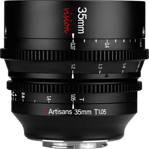 7artisans Photoelectric 35mm T1.05 Vision Cine Lens for Sony E Mount, Feet/Meters