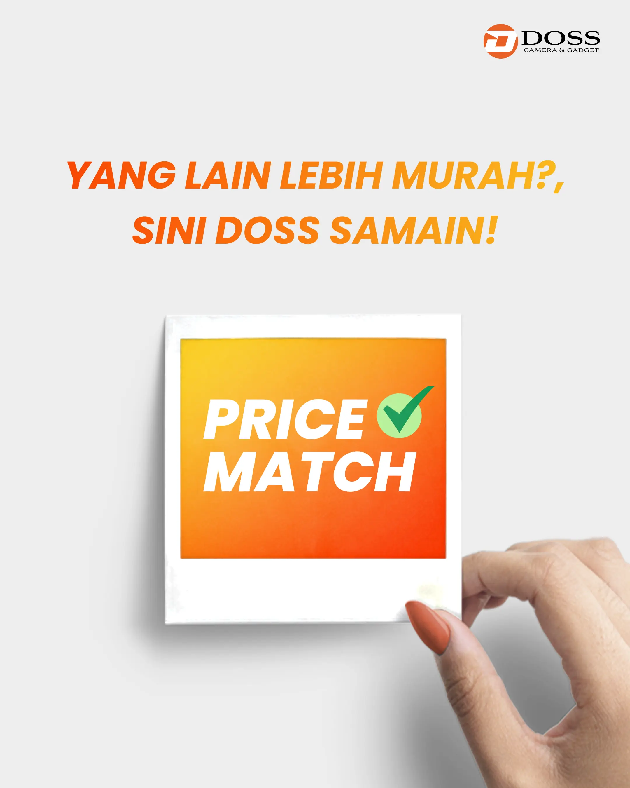 DOSS PRICE MATCH: Solusi Cerdas Dapatkan Harga Terbaik di DOSS.