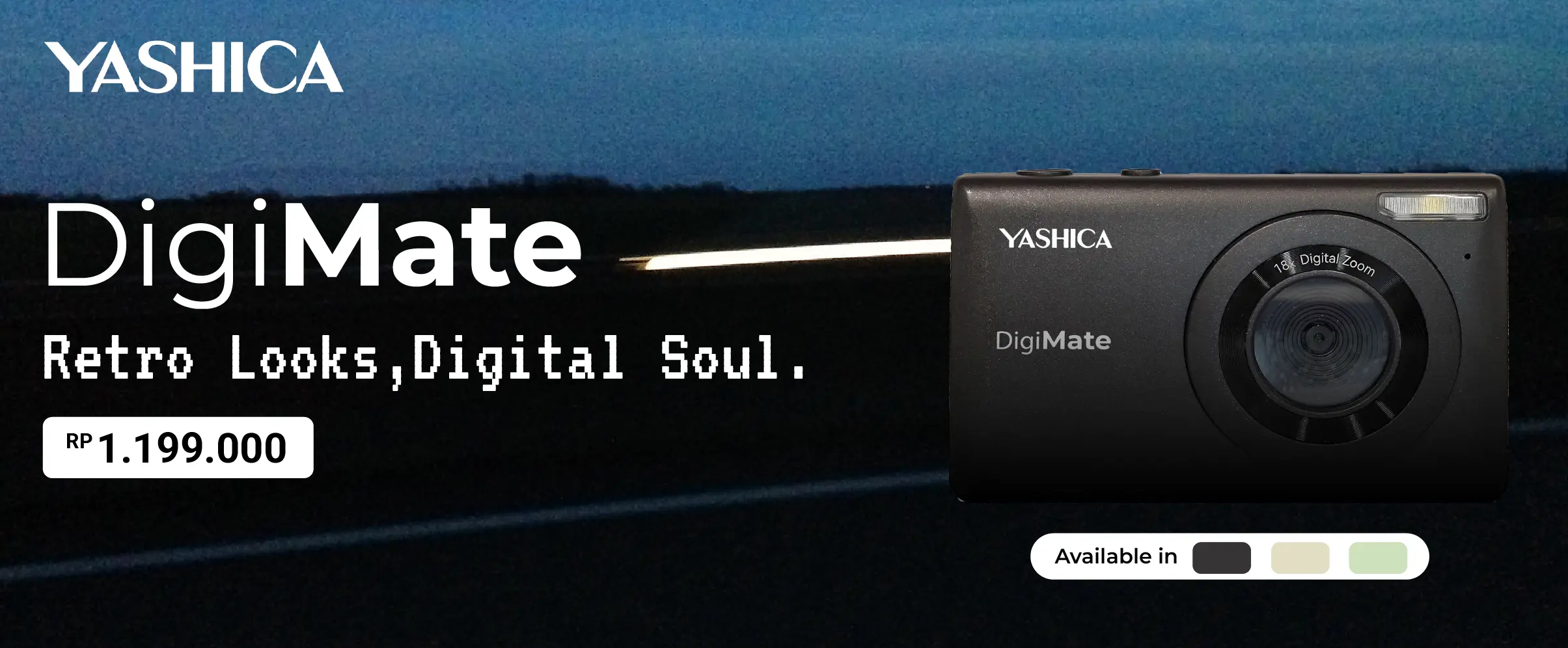 YASHICA DigiMate (Off White) YAS-DGM100-OW
