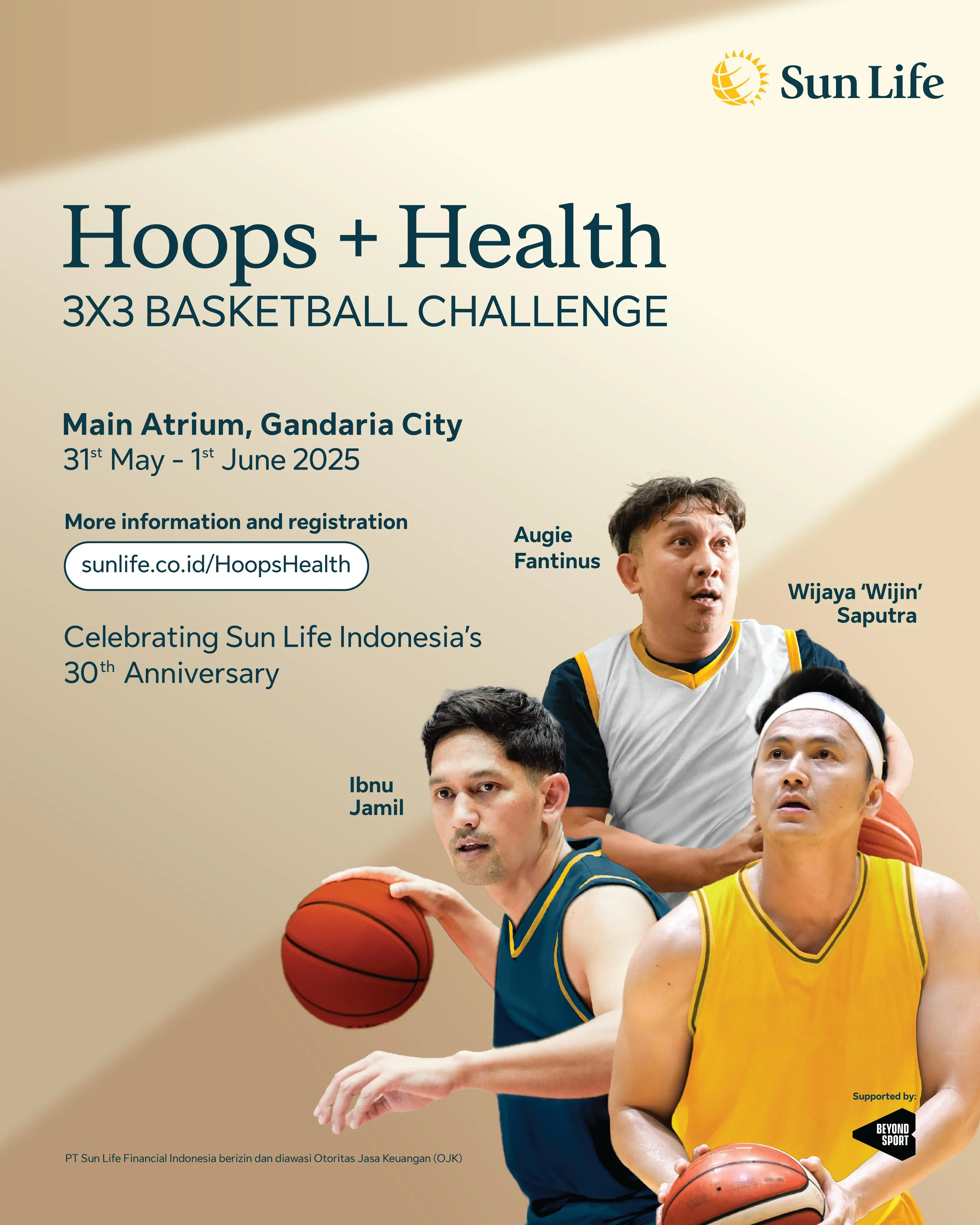 Jadwal Pertandingan Basket 3x3 Hoops+Health 2025 - Day 1.