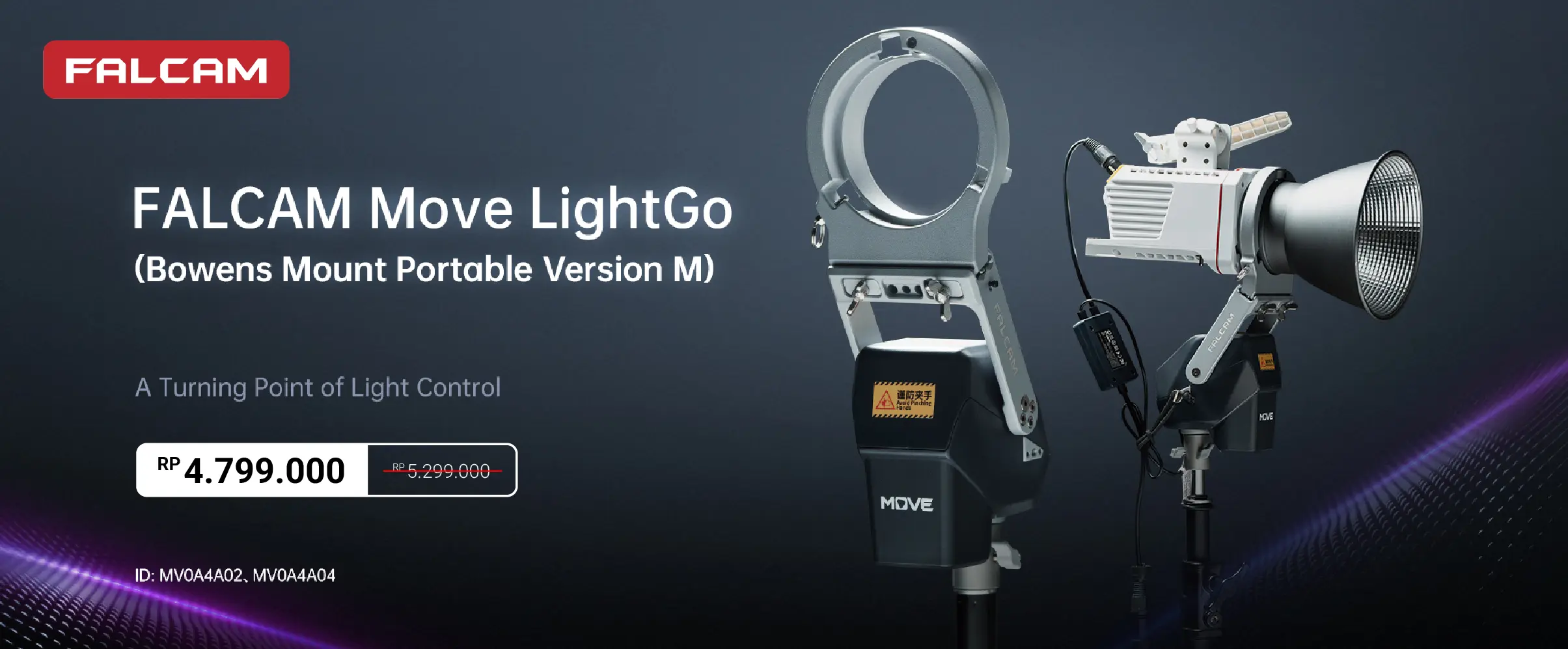 FALCAM Move LightGo (Bowens Mount Portable Version M) Pro Bundle