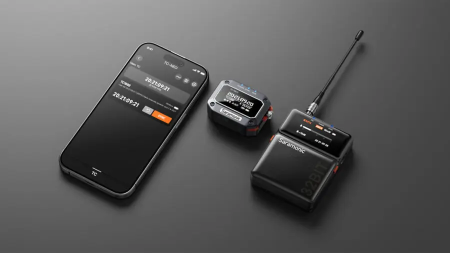 Saramonic TC-NEO Dirilis, Wireless Timecode Generator dengan Charging Case Unik