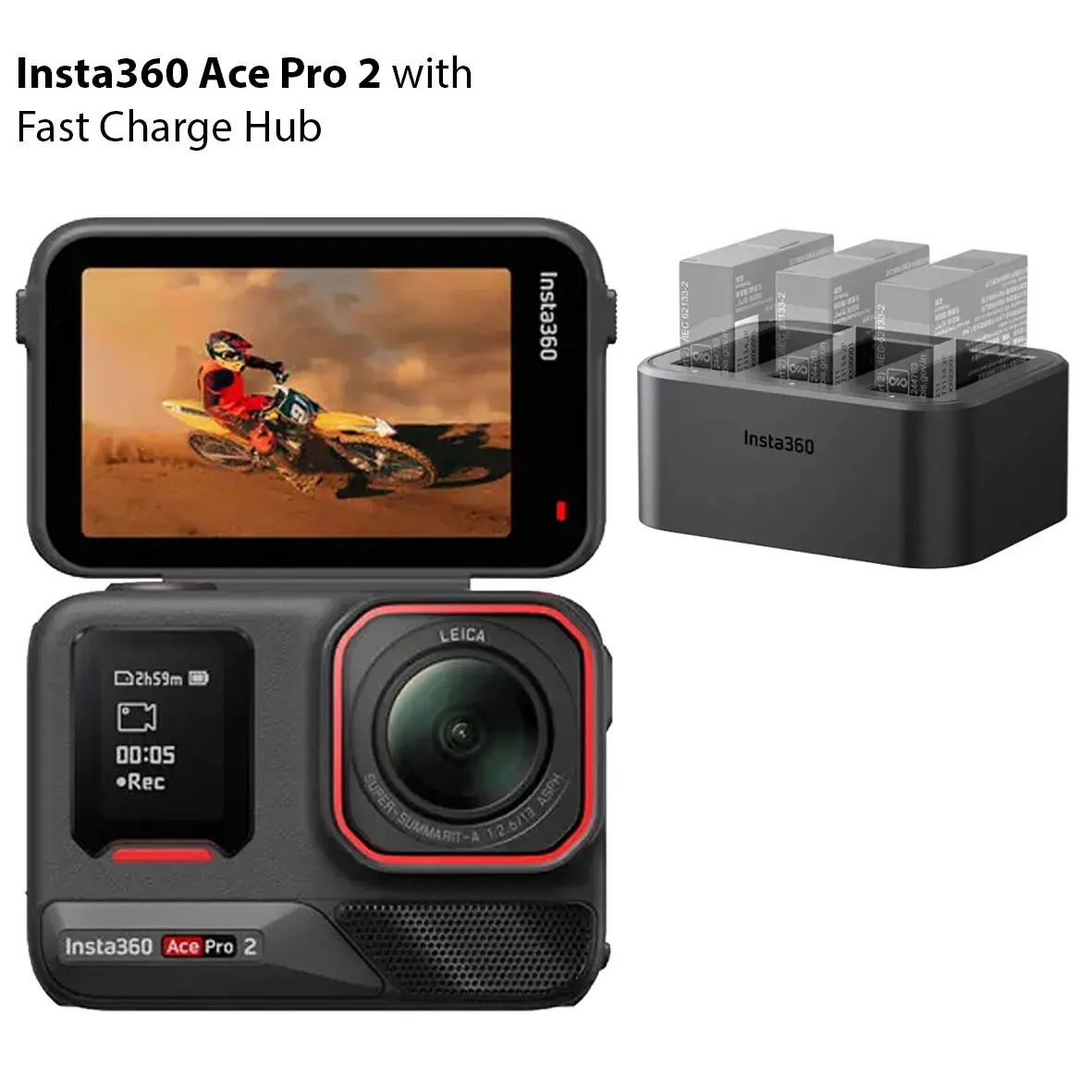 Insta360 Ace Pro 2 Standard Bundle + Fast Charge Hub