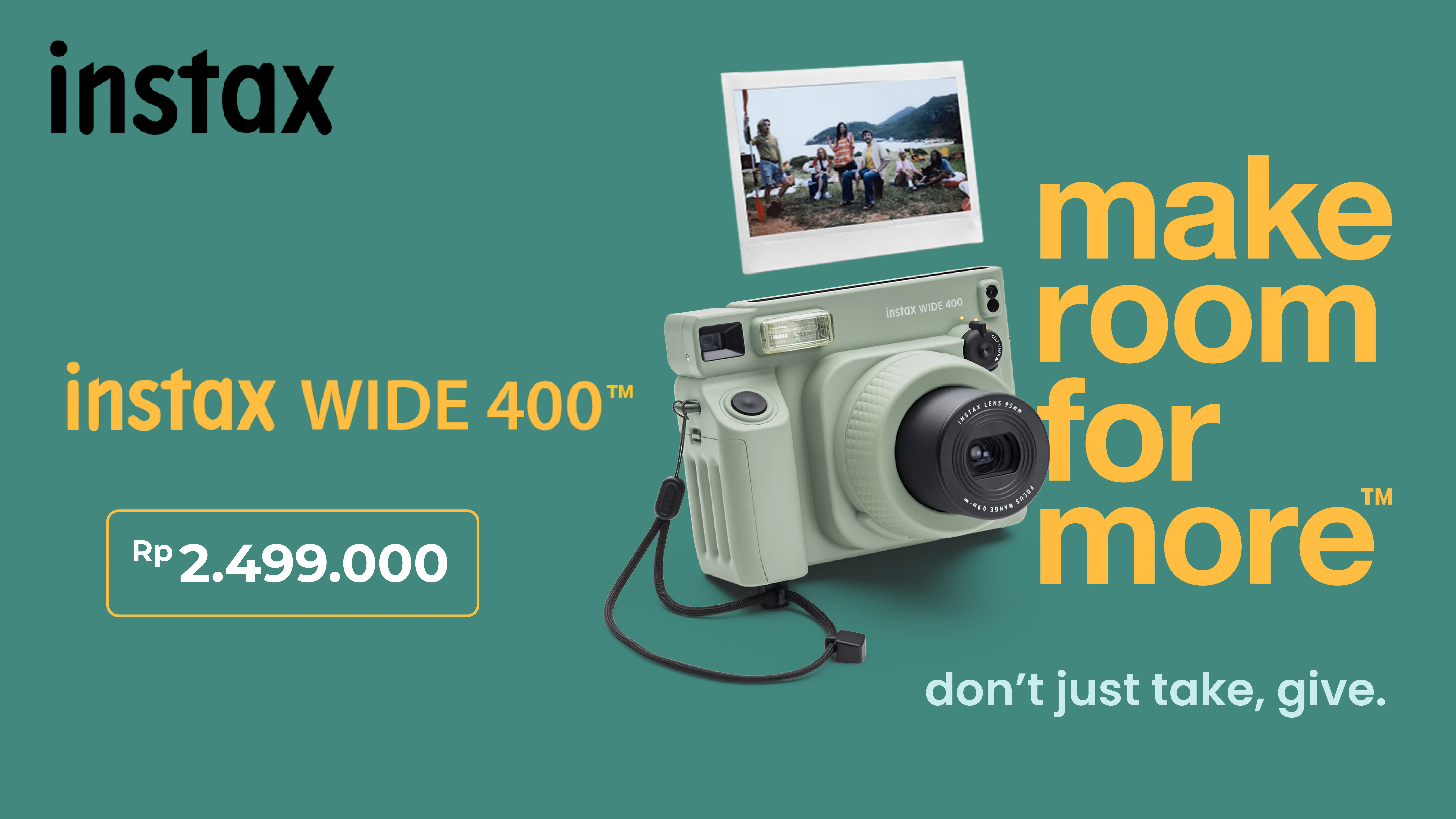 [#16807] Fujifilm Instax Wide 400 Instant Film Camera