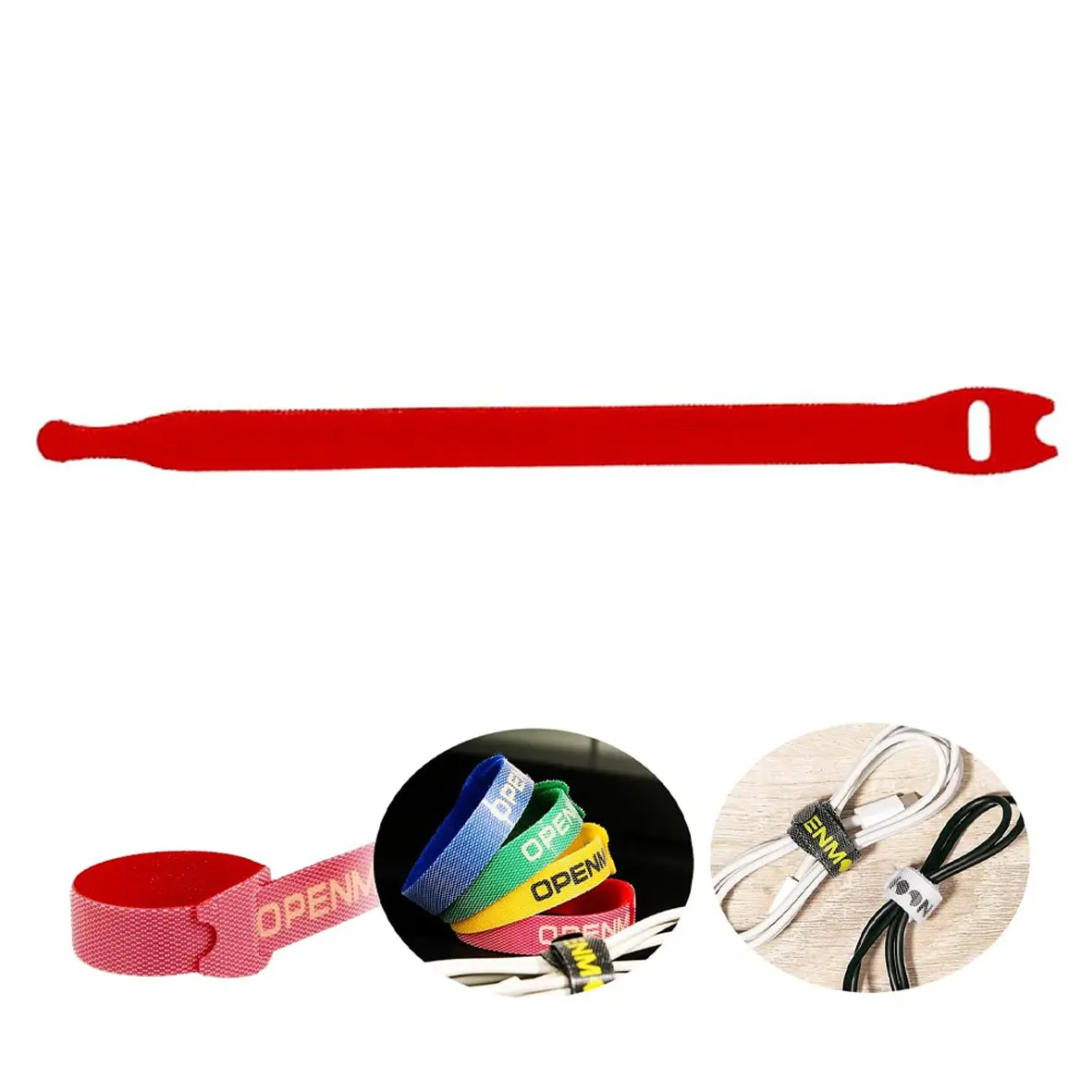 OPENMOON Nylon Cable Ties OSX01 RED