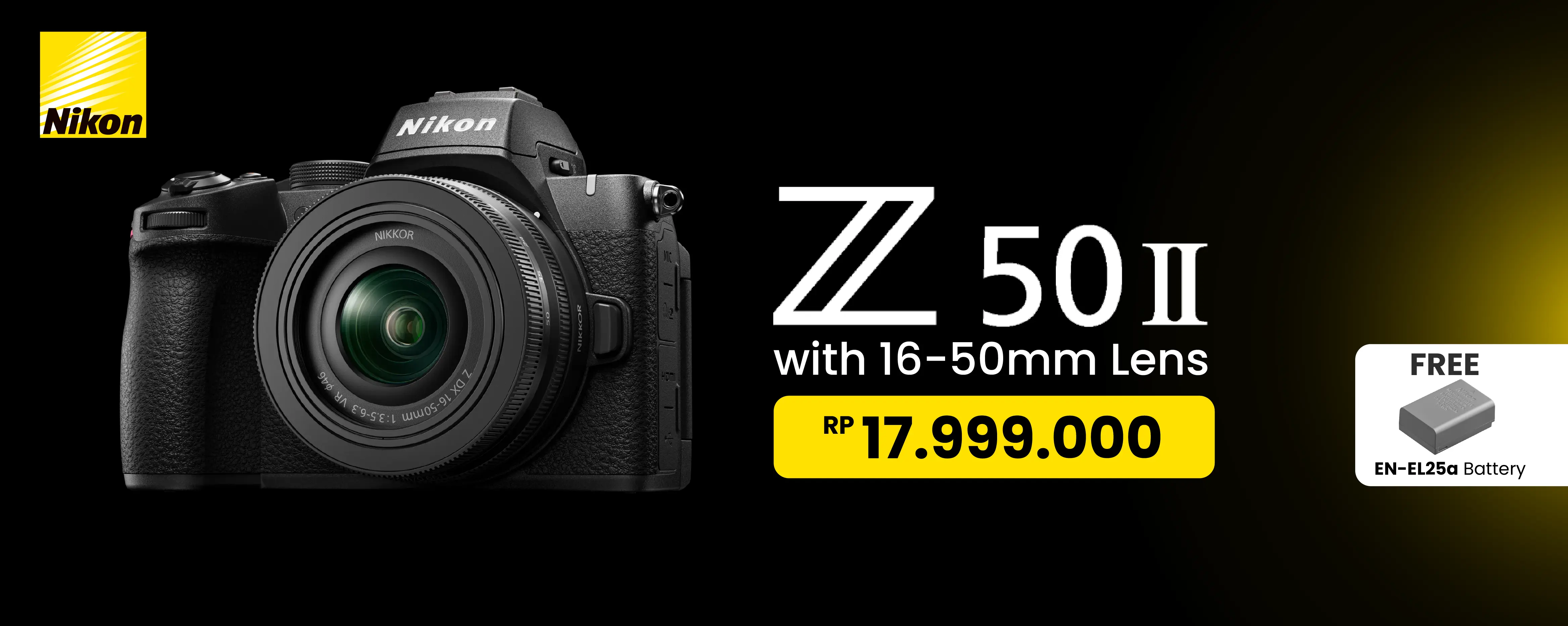 Nikon Z50 II Mirrorless Digital Camera