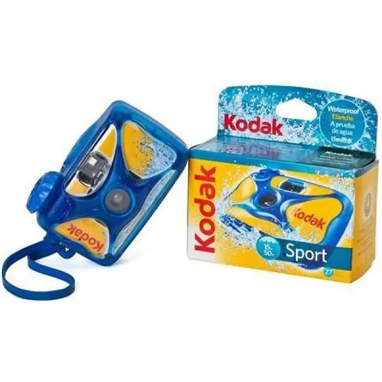 Kodak Sport Disposable Camera (27 Exp, Waterproof)