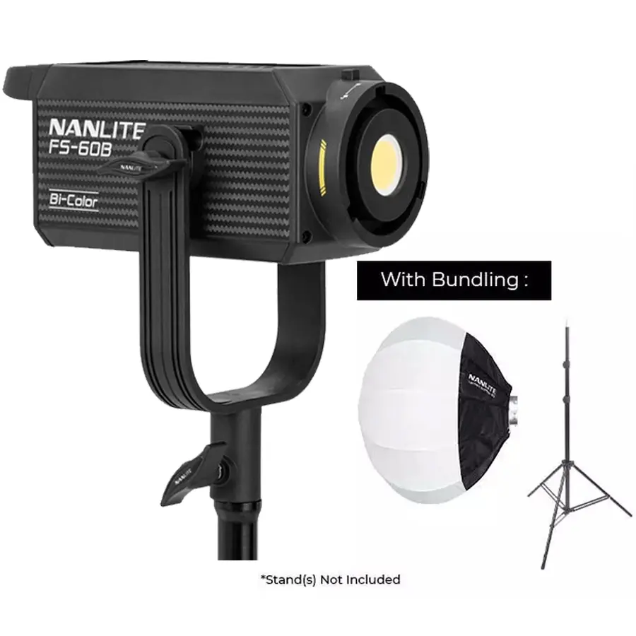 Nanlite FS-60B Bi-Color + LT-65 Softbox 65cm + Weifeng WT-803 B Light Stand