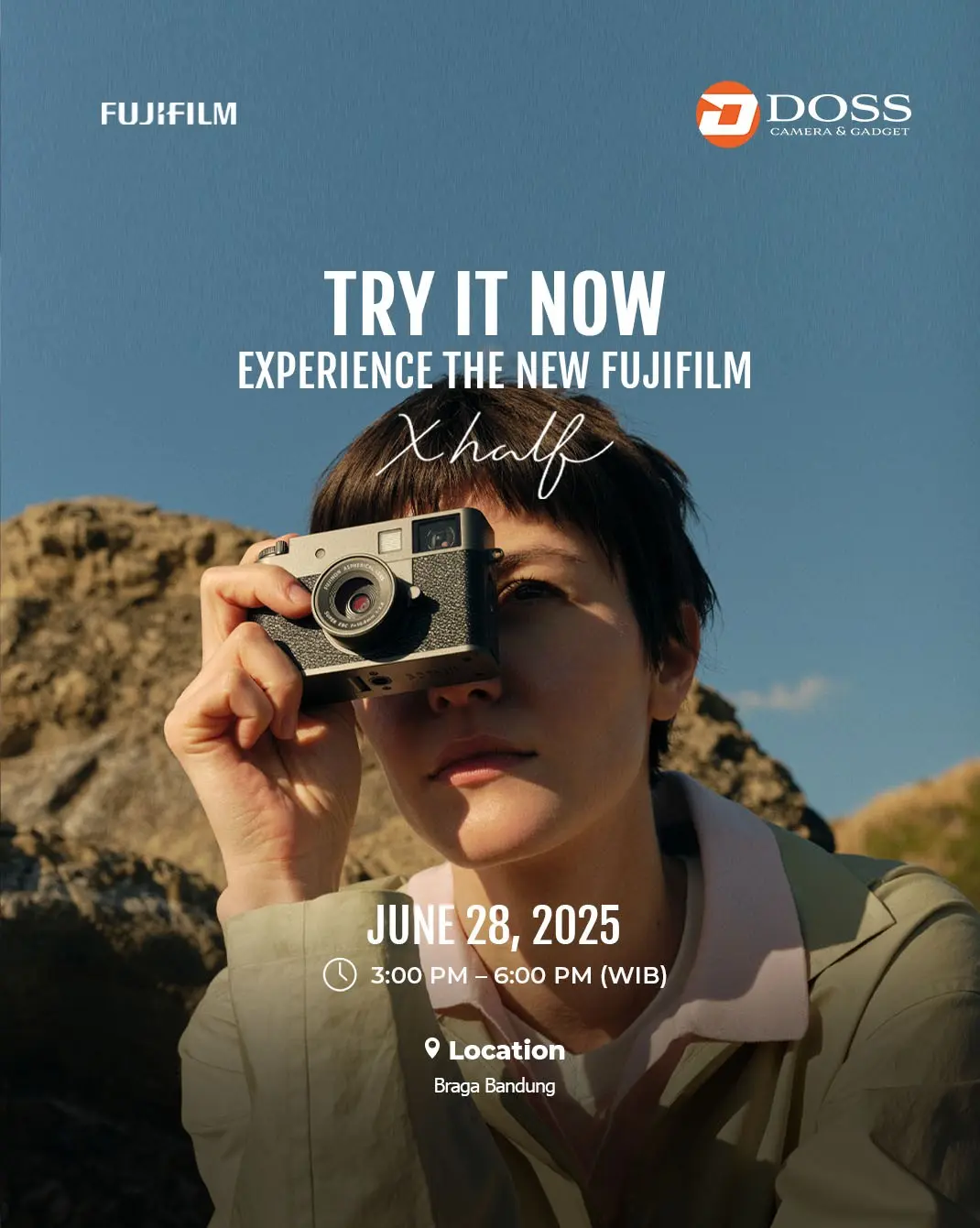 BDG - Motret dengan XHALF bareng tim DOSS dan Fujifilm!