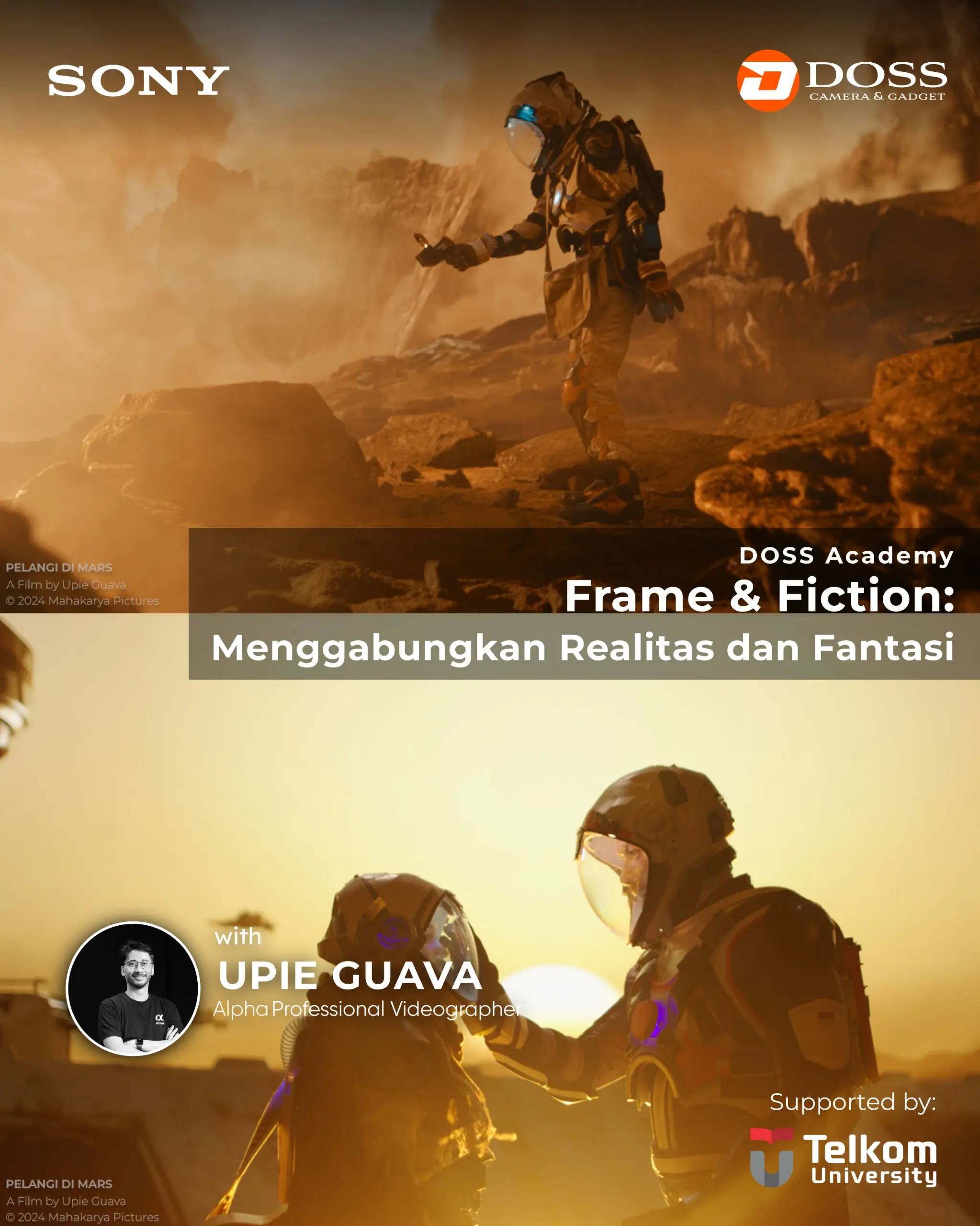 JKT -  DOSS Academy "Frame & Fiction: Menggabungkan Realitas dan Fantasi"