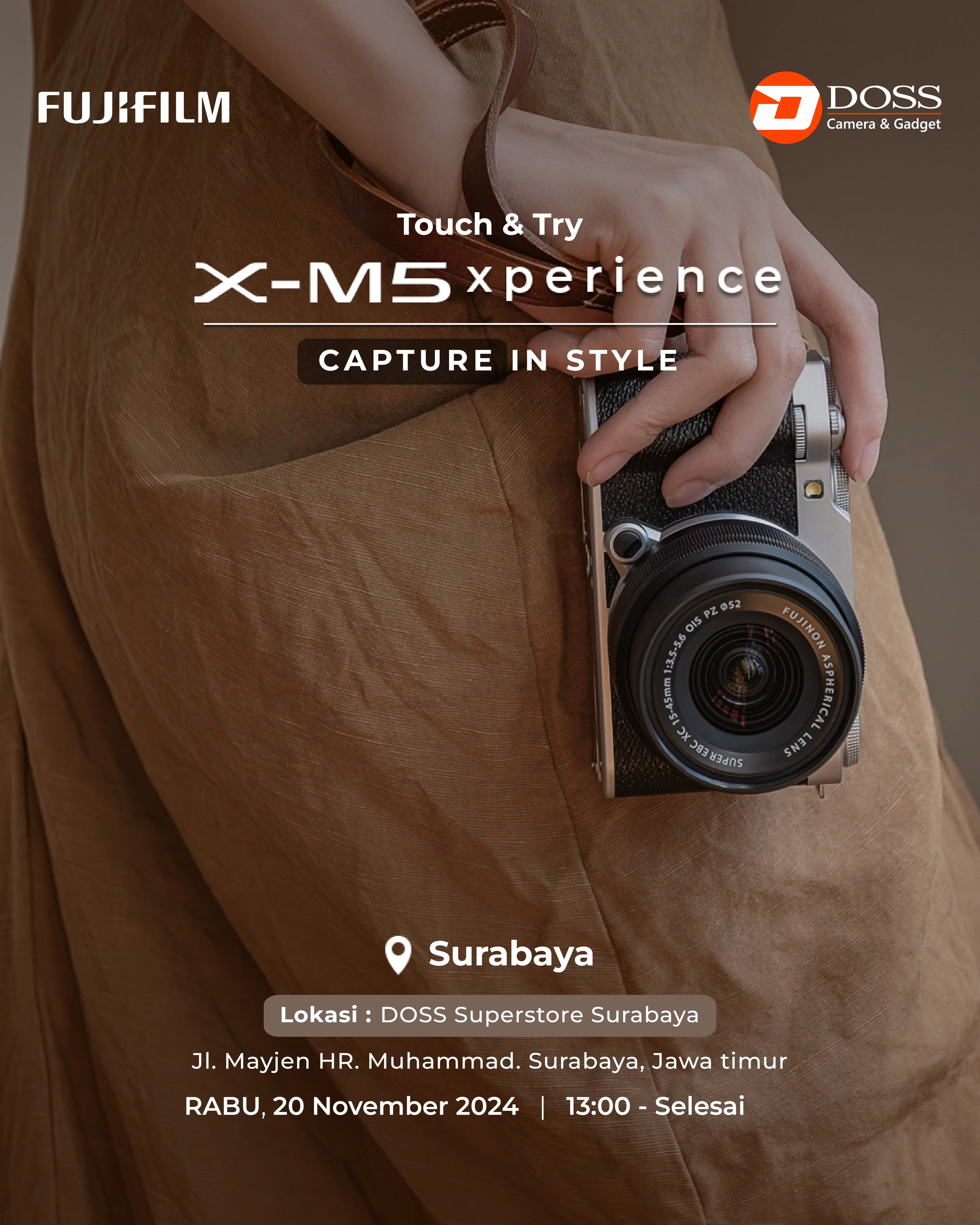 SBY - Capture in Style : Touch & Try Fujifilm XM5