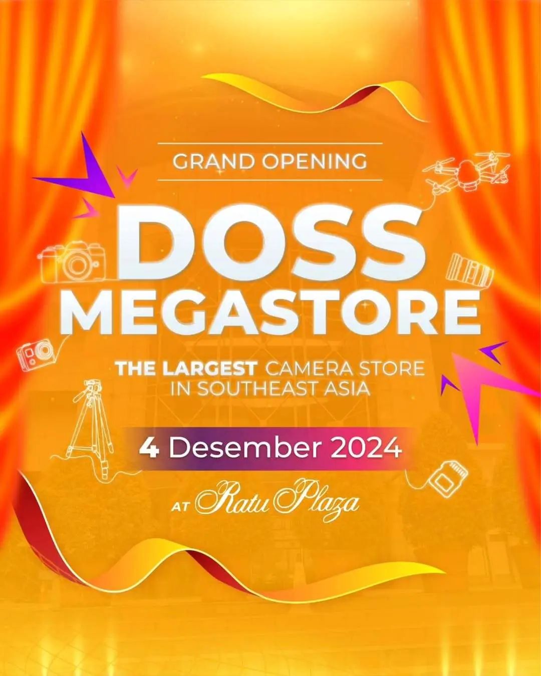 Get ready for The Biggest Camera Exhibition in Indonesia - DOSS Vaganza 2024!   Event yang ditunggu-tunggu akhirnya segera tiba! DOSS Vaganza 2024 akan segera hadir pada tanggal 4 - 8 Desember 2024Kira-kira  (2).webp