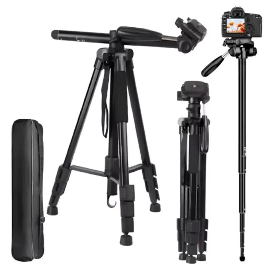 Fotopro DIGI-1003 6ft 2-in-1 Professional Aluminum Tripod with Horizontal Arm