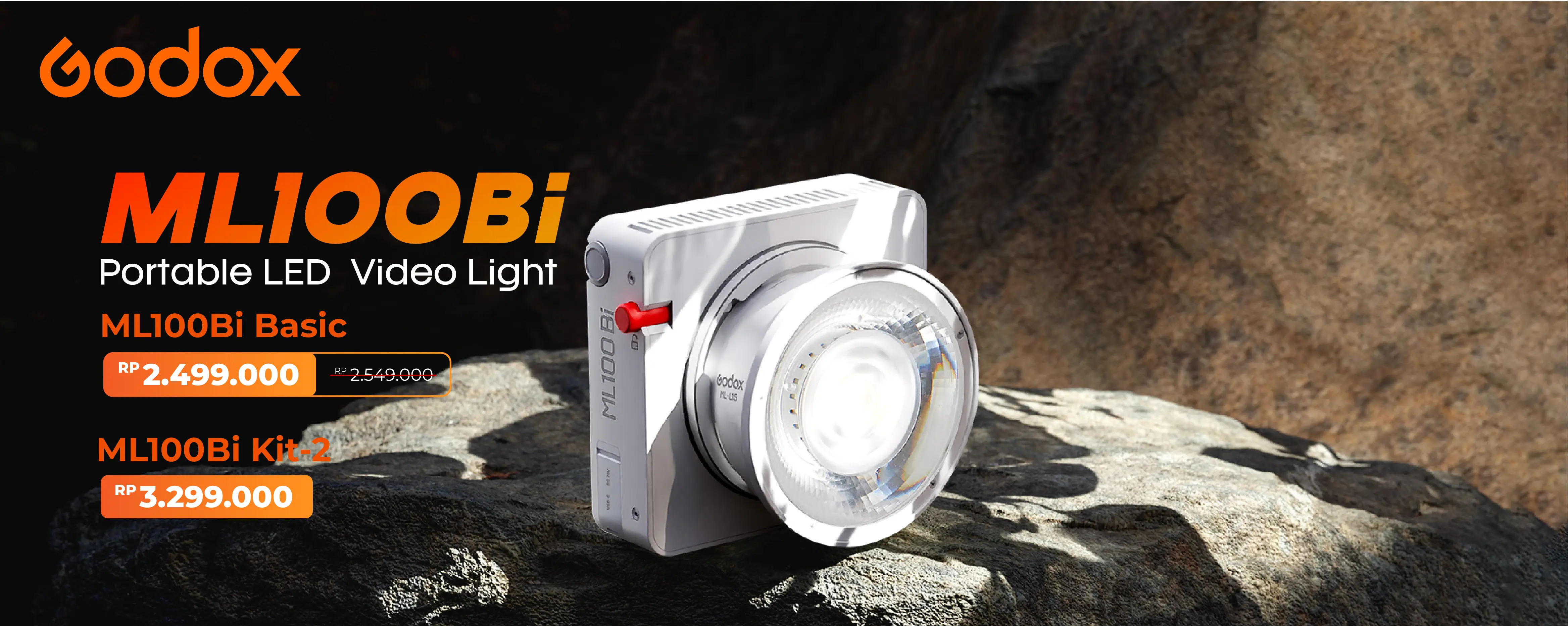 Godox ML100Bi Bi-Color Portable LED Light