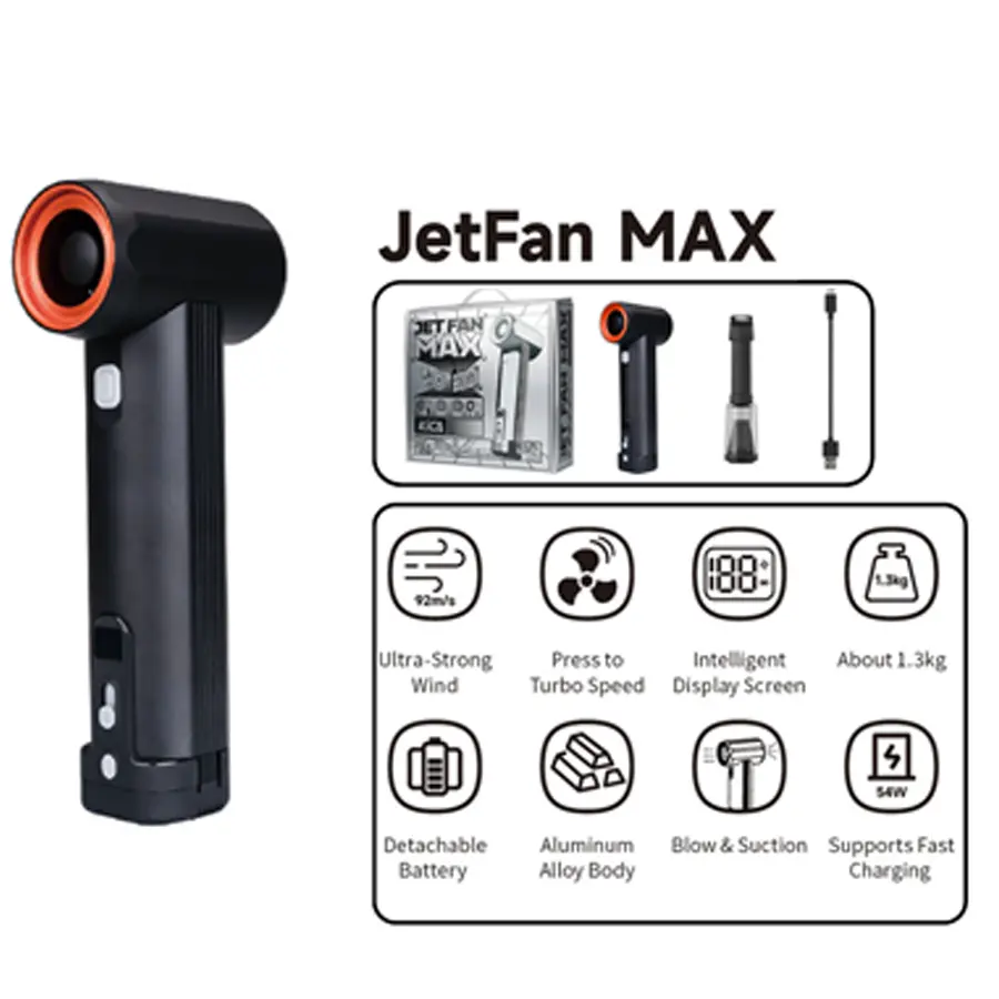 Kica JetFan Max Black