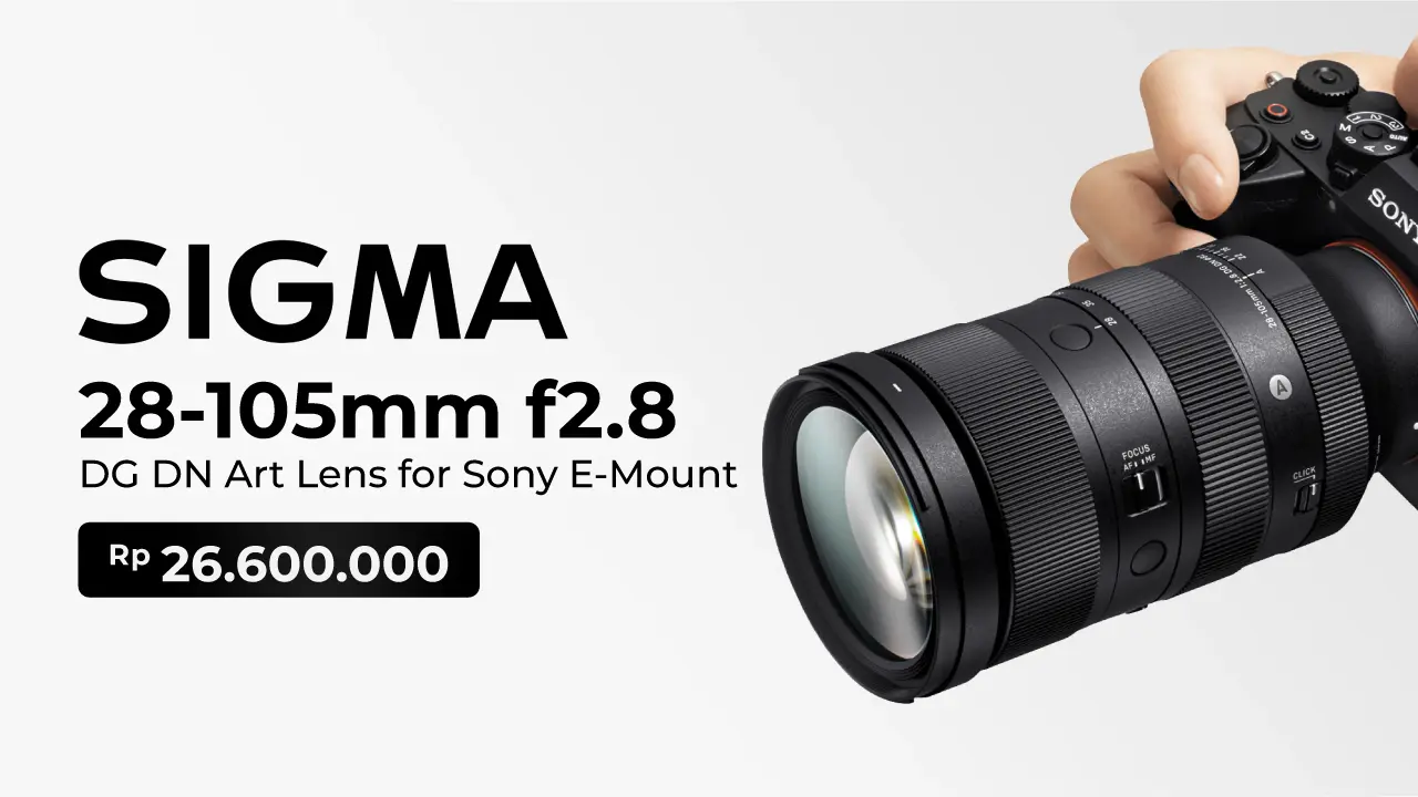 [#17755] Sigma 28-105mm f2.8 DG DN Art Lens for Sony E-Mount