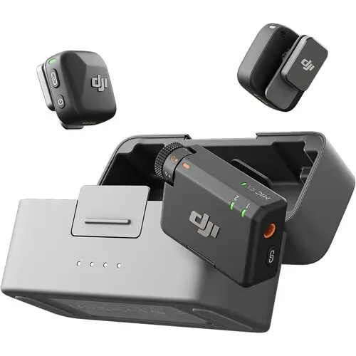 DJI Mic Mini 2-Person Compact Wireless Microphone System for Camera & Smartphone  (2 TX + 1 RX + Charging Case)