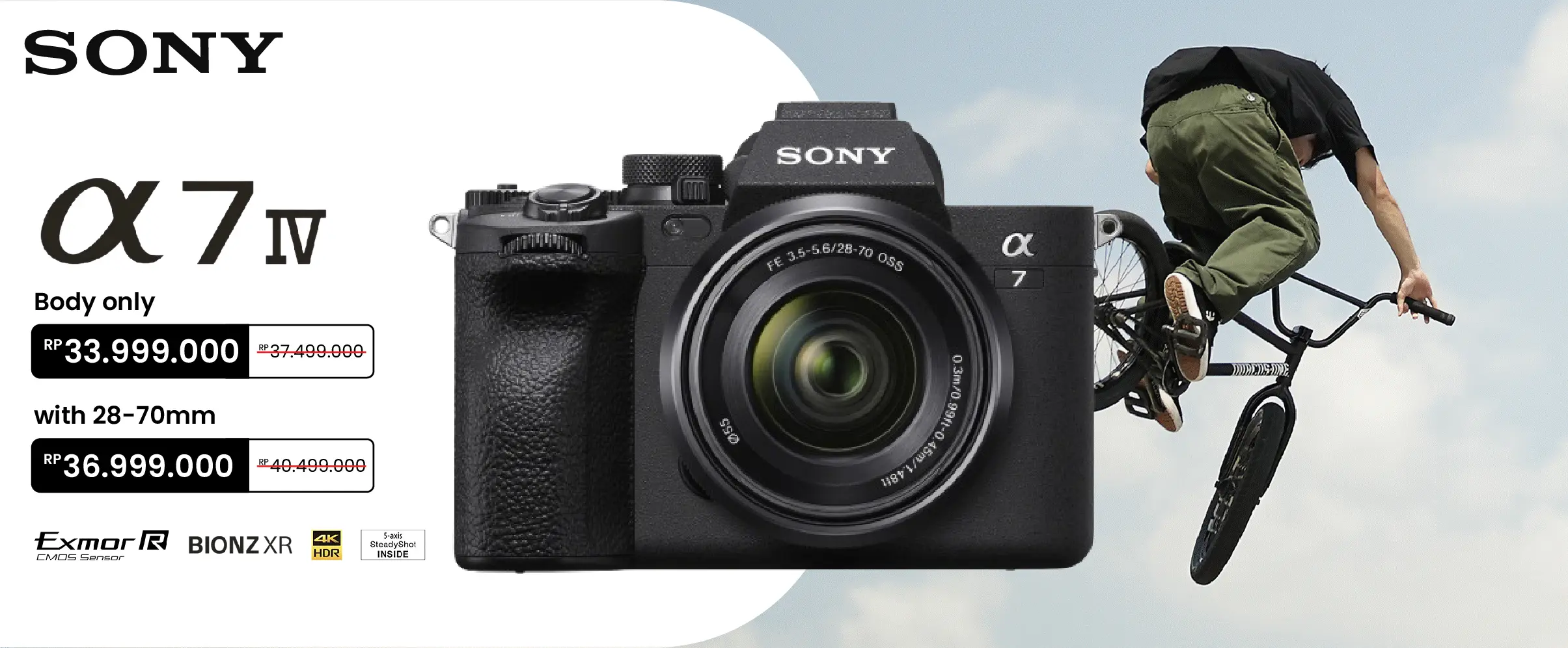 Sony A7IV Mirrorless Camera Body Only