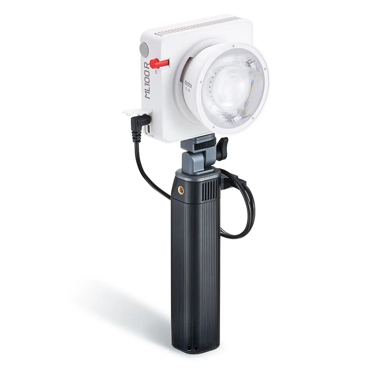 Godox ML100R Kit-3 RGB Portable LED Light (with 36° Lens and BG02 Battery Handle)